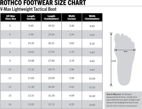 Vista 5 de Rothco V-Max Botas ligeras y táctico