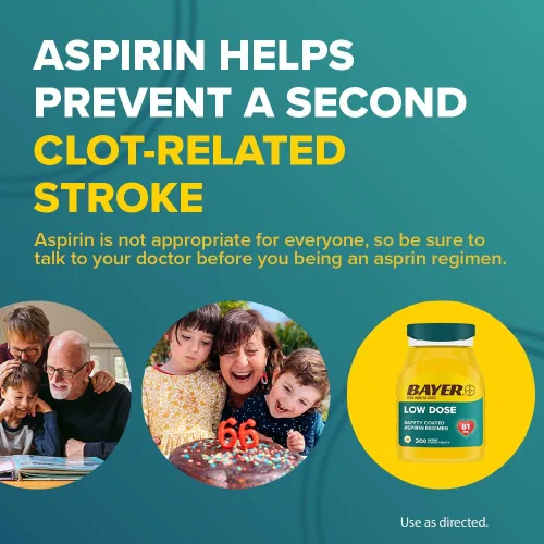 Vista 10 de Bayer Aspirina 81 mg recubiertas entéricas, 300 unidades y paquete de viaje de 2 unidades de aspirina genuina de 325 mg recubiertas
