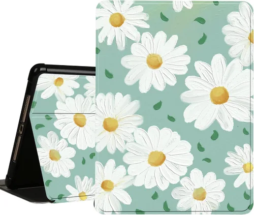 Vista 2 de Funda diseñada para iPad Air Gen 4 y 5 de 10.9 pulgadas (2020/2022) apagado y encendido automático con soporte para lápiz de visión multiángulo