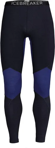 Vista 7 de Icebreaker Leggings de capa base merino de 260 zonas Negro Azul