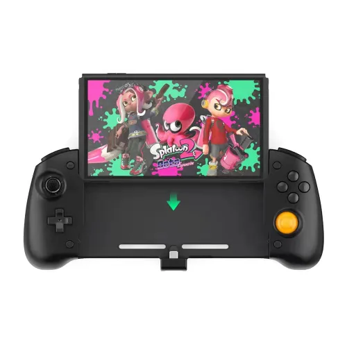 Vista 45 de ECHZOVE Upgrade Nintendo Switch OLED Controller Grip - Ergonomic Animal Crossing Style Controller with Joystick, NFC, Turbo, Six-Axis Gyro, Dual