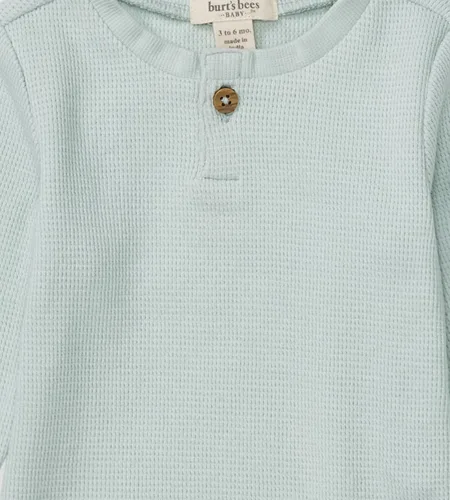 Vista 5 de Burt's Bees Baby Conjunto de body y pantalón para bebé, 100% algodón orgánico