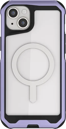 Vista 175 de Ghostek ATOMIC - Funda delgada para Galaxy S21 con parachoques de metal de aluminio y diseño trasero transparente, protección resistente que absorbe