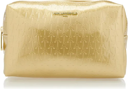 Vista 6 de KARL LAGERFELD Women's Maybelle Cosmetic Bag Negro/Rosa multicolor
