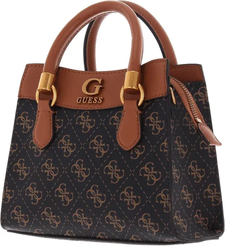 Vista 2 de GUESS Nell Logo Mini Satchel Brown LogoCognac Talla única, Logotipo marróncoñac