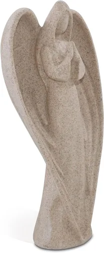 Vista 2 de SIMON'S SHOP Estatuas de ángel de 9 pulgadas, figuras de ángeles de oración de jardín, esculturas de ángel de pie para entradas, estantería, mesa