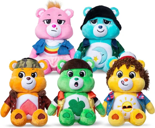 Vista 4 de Care Bears x Stranger Things Fun Size Plush - Bedtime Bear as Mike