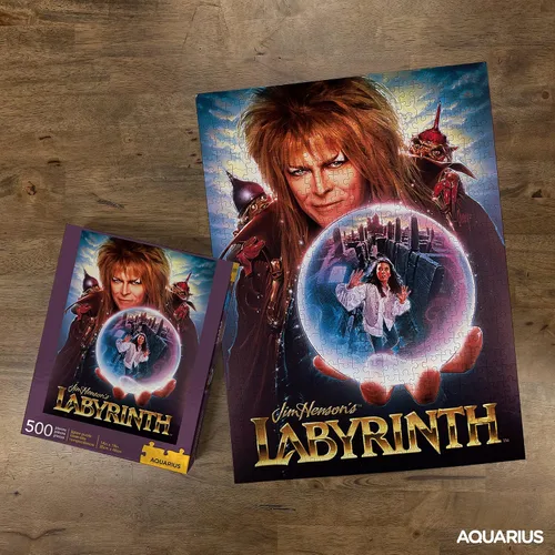 Vista 3 de AQUARIUS Rompecabezas de laberinto de Jim Henson (rompecabezas de 500 piezas), sin deslumbramiento, ajuste de precisión, mercancía y coleccionables
