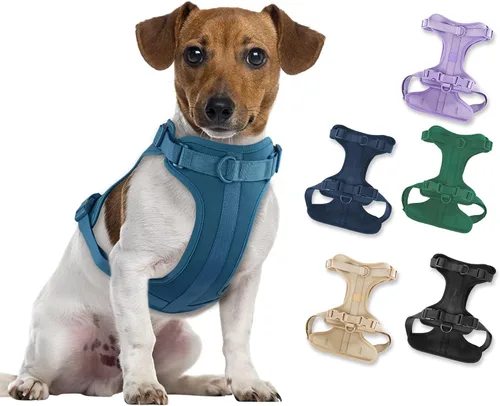 Vista 33 de Wisedog Arnés Ligero Sin Tirones para Perro: Arnés de Chaleco de Malla Transpirable Ajustable para Mascotas con Cojín Suave y Cómodo, para Perros