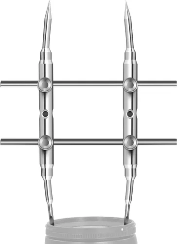 Vista 11 de NEEWER Llave de anillo de lente de acero inoxidable, herramienta profesional de doble cara curva con puntas planas/puntiagudas para quitar lentes