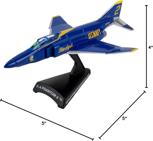 Vista 11 de Daron Postage Stamp F4 Phantom II 1/155 Blue Angels