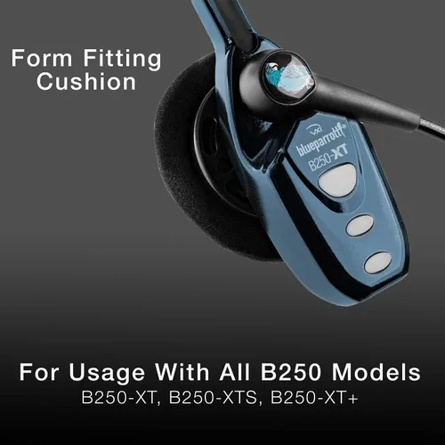 Vista 6 de Almohadillas de espuma para auriculares – Comodidad y ajuste diseñado para ser compatible con Jabra, Blue Parrott serie B250 (XT/XTS/XT+), (10-PACK)
