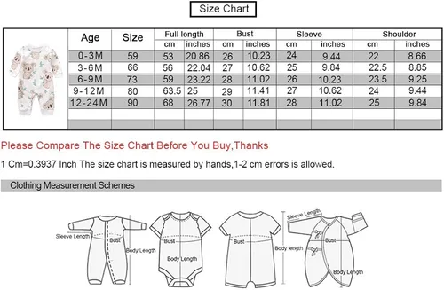 Vista 7 de YFYBaby - Mono de manga larga unisex para bebés y niñas, diseño de Koala