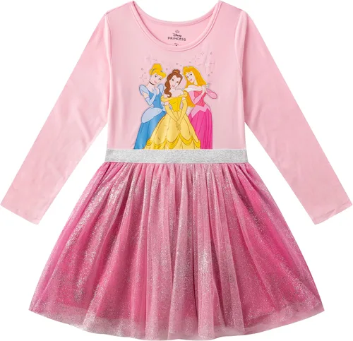Vista 9 de Disney Frozen, Minnie Mouse, vestido de manga larga para niñas pequeñas y grandes