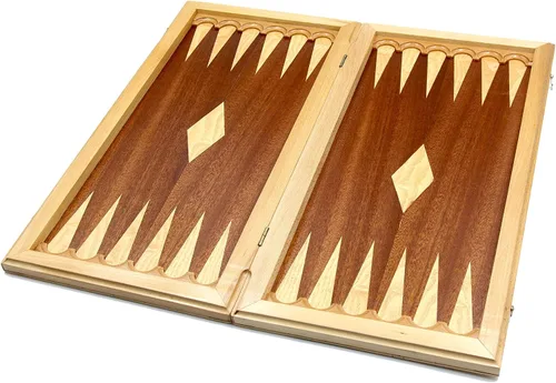 Vista 5 de Armenian Mosaic BACKGAMMON WOODEN BOARD GAME Nardi Nardy checkers chess carving Ornament hand made gift walnut wood table game