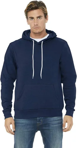 Vista 5 de Sudadera con capucha Bella + Canvas, unisex, con friza de algodón