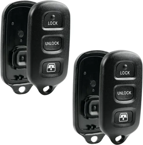 Vista 9 de Llavero con carcasa y almohadilla de repuesto para llave de entrada sin llave compatible con Toyota 1999-2009 4Runner / 2001-2008 Sequoia