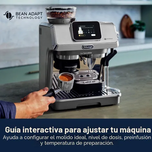 Vista 4 de De'Longhi La Specialista Touch - Máquina de café expreso con molinillo