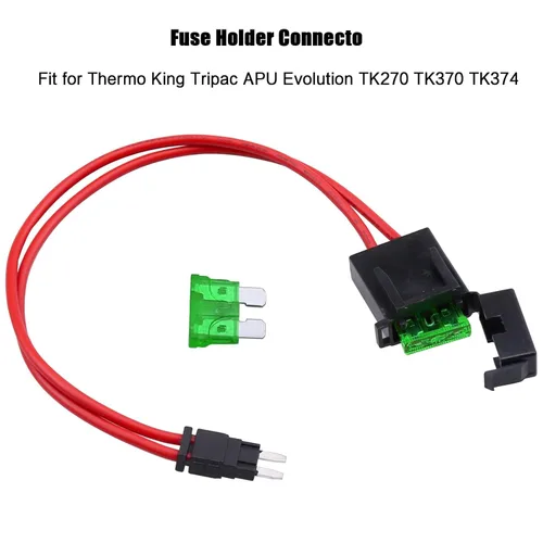 Vista 2 de Compatible con 5 conectores de portafusibles de automóvil especializados 32V 16 AWG 30A, tipo mini hoja de perfil bajo para paneles de caja