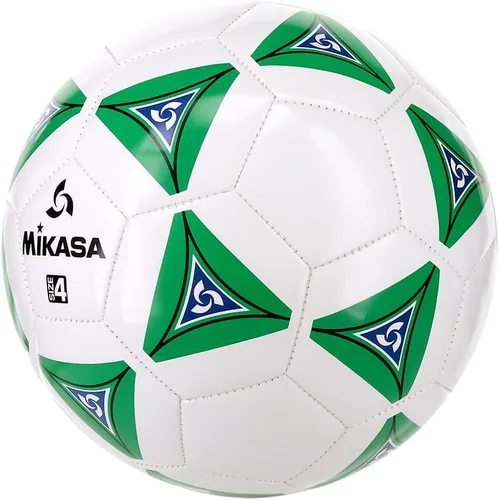 Vista 2 de Balón de soccer Mikasa, 4 Verde/Blanco