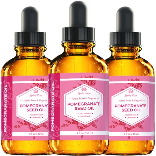 Vista 6 de Aceite de semilla de granada, N.° 1 Trusted Leven Rose 100% orgánico (prensado en frío, sin refinar), 2 onzas