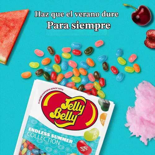 Vista 3 de Jelly Belly Endless Summer Jelly Bean Collection - Bolsa de 8 onzas - Genuina, oficial, directamente de la fuente