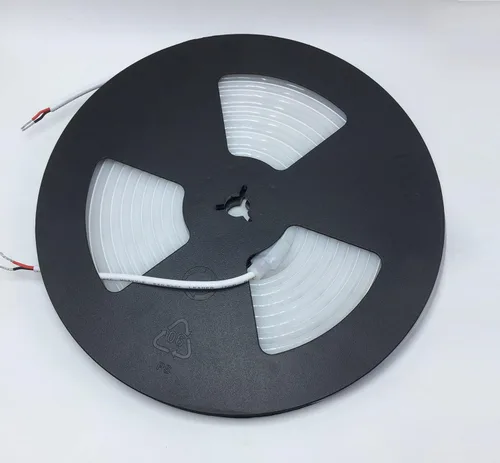 Vista 2 de DC12V 6500K - Cuerda de luz LED de neón de silicona blanca, impermeable para decoración de interiores y exteriores, letrero de bricolaje de 16.4 ft