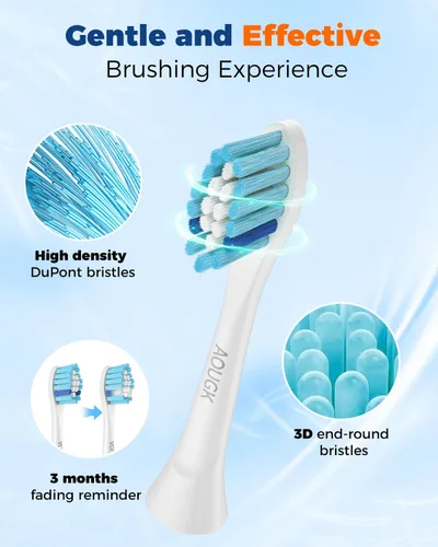 Vista 4 de Cabezales de cepillo de dientes de repuesto compatibles con cepillos de dientes eléctricos Philips Sonicare, cabezal de cepillo de dientes