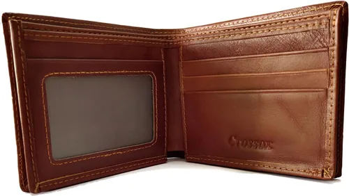 Vista 16 de Hombres Cool Eagle Wolf Caballo Totem Cuero Vaca Vertical Cartera Cremallera Multi-tarjeta Titular, Tótem de caballo, Minimalista