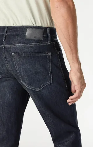 Vista 2 de Mavi Jeans Josh Bootcut para hombre, Jeans de tiro medio para hombres, Deep Shaded Stanford, Jeans azules para hombre, Stanford profundo