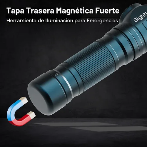 Vista 7 de Linterna frontal recargable SightLux Diadema de ángulo recto de 1500 lúmenes