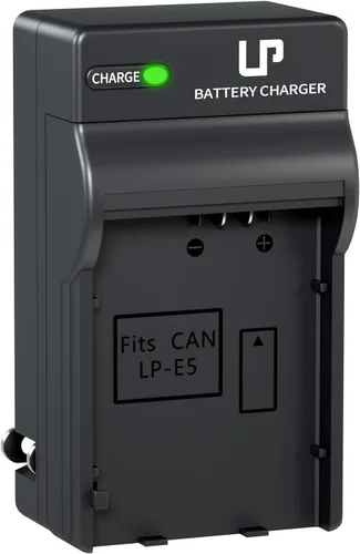 Vista 8 de LP Paquete de batería y cargador LP-E5, paquete de 2 baterías de repuesto LP E5 de 1600 mAh y cargador de doble ranura USB para Canon EOS Rebel XS