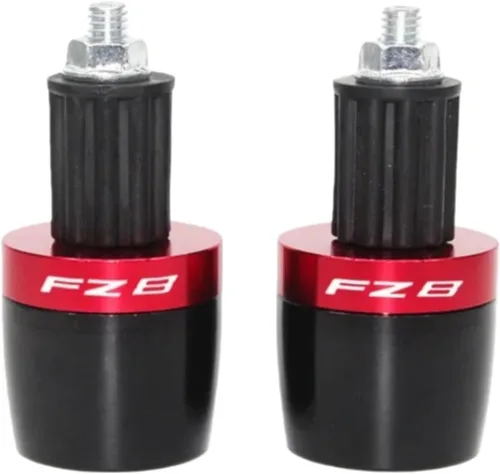 Vista 18 de Moto Handlebar End Plug Motorcycle Universal Handlebar Grips Ends Counterweight Bar Slider End Cap Plug for FA&zer FZ8 FZ 8 7/8