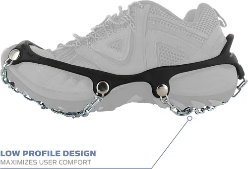 Vista 6 de Yaktrax Cadenas de tracción para caminar sobre hielo y nieve (1 par)