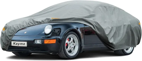 Vista 210 de Kayme Funda de Coche de Servicio Pesado Impermeable para Todo Tipo de Clima, Ajuste Personalizado para Tesla Model S, Cubierta Exterior Completa