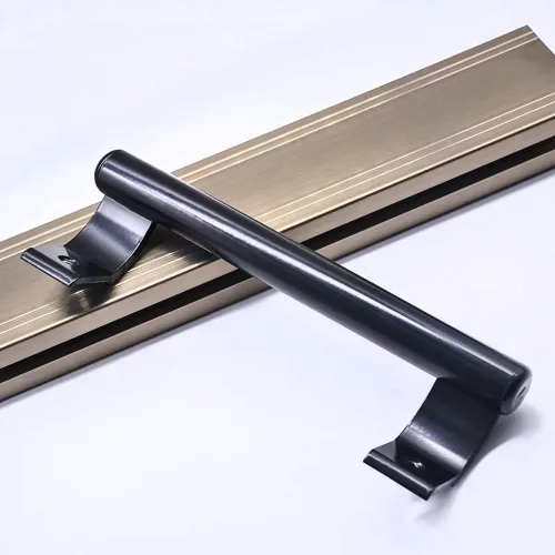 Vista 5 de Manija de puerta corredera de aleación de aluminio de 8 pulgadas para decoración moderna, simple o elegante, adecuada para varias puertas y armarios