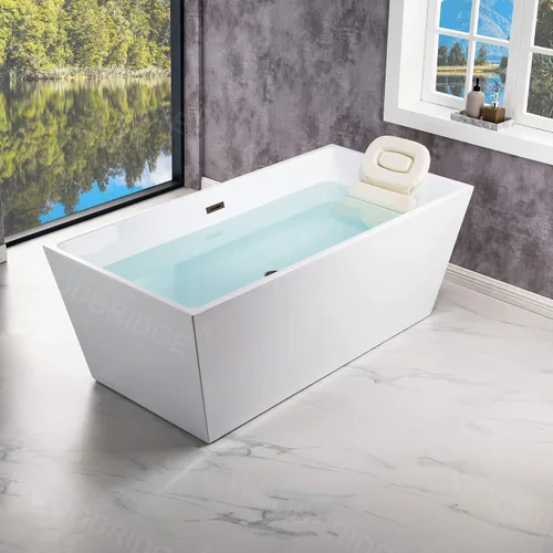 Vista 17 de WOODBRIDGE BTA1512-BG-Drain &O + PILLOW BAÑERA, con secador dorado cepillado