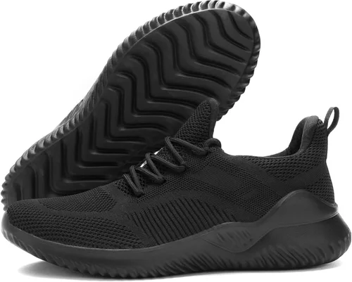 Vista 4 de Zapatillas de tenis para correr para hombre, suela suave de malla transpirable ligera