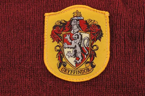 Vista 2 de Bufanda de lujo de casa, Harry Potter, talla única , Granate y dorado