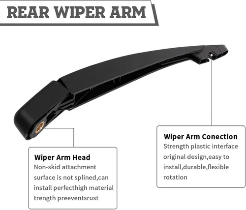 Vista 4 de Juego de tuercas para limpiaparabrisas trasero, repuesto para Ford Escape 2008-2012, FLEX 2009-2019, Mercury Mariner 2008-2011, Mazda Tribute