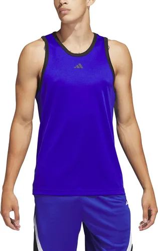 Vista 3 de adidas Camiseta sin mangas de 3 rayas para hombre