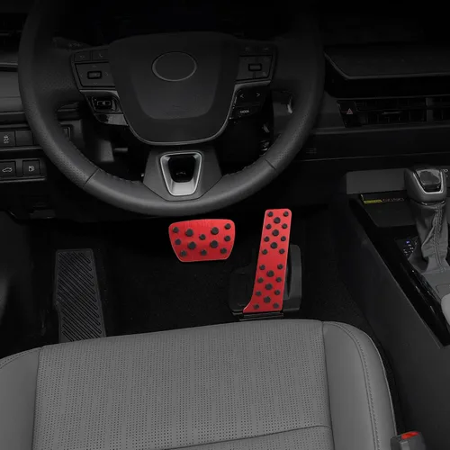 Vista 5 de CKE Cubiertas antideslizantes para pedal de pie para Toyota Camry 2025 2026 - Rojo