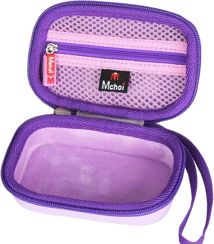 Vista 3 de Mchoi Estuche rígido de transporte adecuado para ratón inalámbrico Logitech G305 Lightspeed para juegos, a prueba de golpes, impermeable, morado