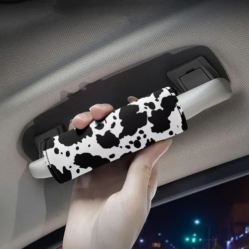 Vista 5 de Envoltura de asa de equipaje con estampado de vaca para hombres, fundas multiusos para asa de mochila, material de primera calidad, envolturas