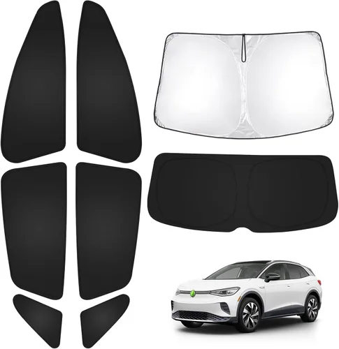 Vista 128 de T TGBROS Parasol para parabrisas para BMW X1 F48 2016 2017 2018 2019 2020 2021 2022 para ventana de automóvil, con bloqueo UV grueso y opaca