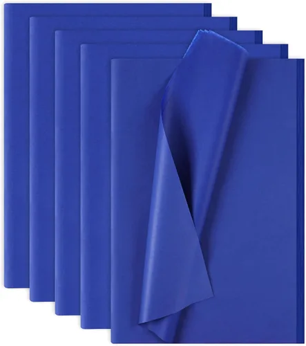 Vista 10 de Phinus 140 hojas de papel de seda negro, 14 x 20 pulgadas, papel de seda a granel, papel de seda de envoltura para bodas, cumpleaños, proyectos
