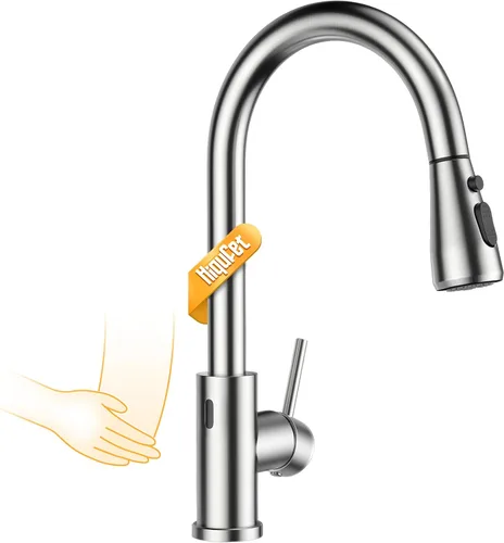 Vista 9 de Hiqufet Grifos de agua potable para fregadero de cocina, grifo de filtro de agua de acero inoxidable para ósmosis inversa o sistema de filtración