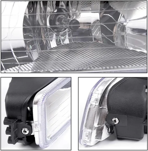 Vista 5 de G-PLUS Luces antiniebla de conducción de parachoques delantero con kit de cableado compatible con Honda Accord 4DR Sedan 2003-2008