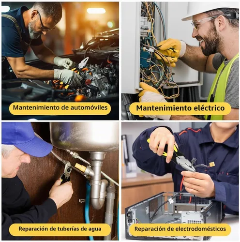 Vista 5 de Lineman's - Alicates combinados de 6 pulgadas y 8 pulgadas