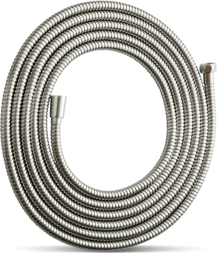 Vista 17 de OFFO Manguera de ducha, níquel cepillado de 48 pulgadas, sin torceduras, accesorio de manguera de ducha de mano galvanoplastia, manguera flexible